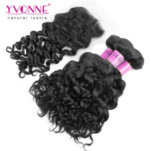 Brazilian Curly Virgin Hair with Lace Closure